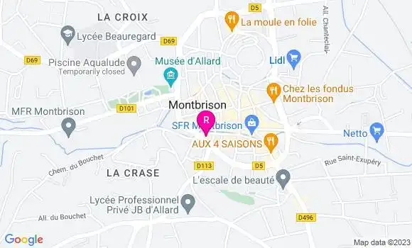 Localisation Crêperie Marie de Bretagne