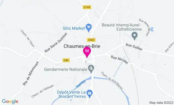 Localisation Restaurant  Chez Mario et Annie