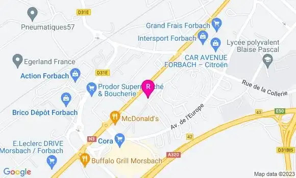 Localisation Restaurant Asiatique Etoile d