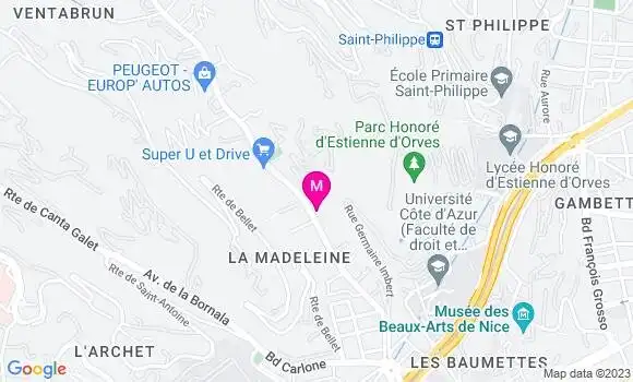 Localisation Restaurant  La Paellaria