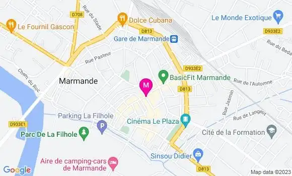Localisation Restaurant Bar Les Neuf Fontaines