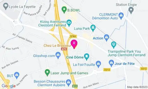 Localisation Restaurant  Chez le Brasseur