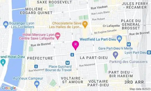 Localisation La Brasserie du Palais