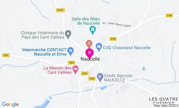 Localisation Restaurant Bar Les Voyageurs