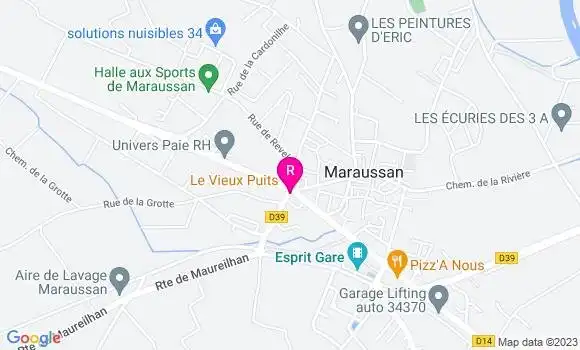 Localisation Restaurant  Le Vieux Puits