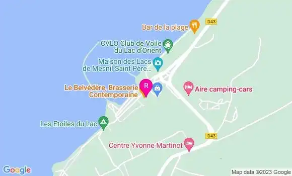Localisation Restaurant  Les Voiles