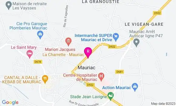Localisation Restaurant  La Charrette