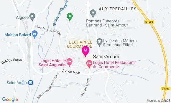 Localisation Restaurant  L