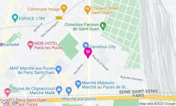 Localisation Restaurant Africain Suprême