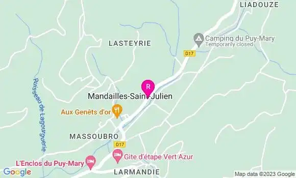 Localisation Restaurant  Au Bout du Monde