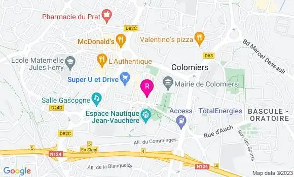 Localisation Restaurant  Côté 12