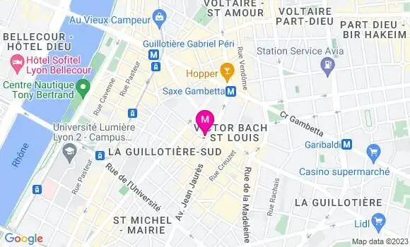 Localisation Le Bistrot des Fauves