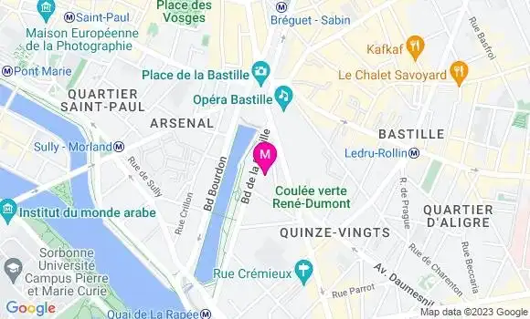 Localisation Pub Café de la Presse
