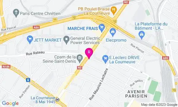 Localisation Restaurant  Le Vaillant