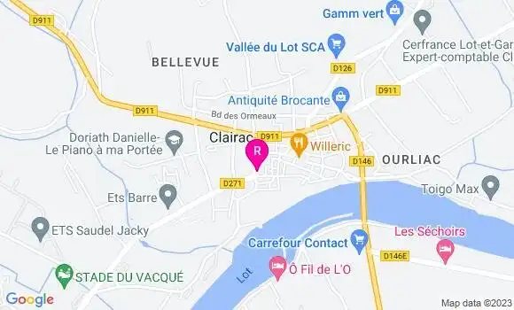 Localisation Restaurant  L