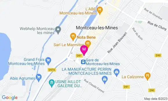 Localisation Restaurant Bar Le Jh