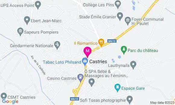 Localisation Restaurant  La Cascade