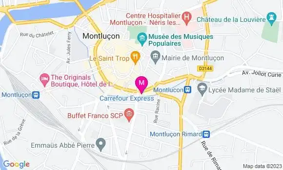 Localisation Brasserie Le Glacier