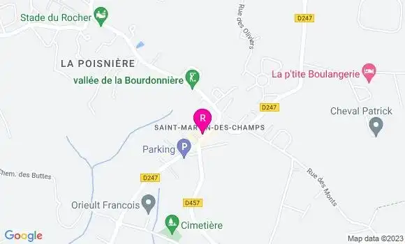 Localisation Restaurant  La Toque aux Vins