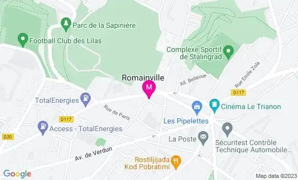 Localisation Restaurant Italien La Méditerranée