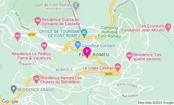 Localisation Crêperie La Marmotte