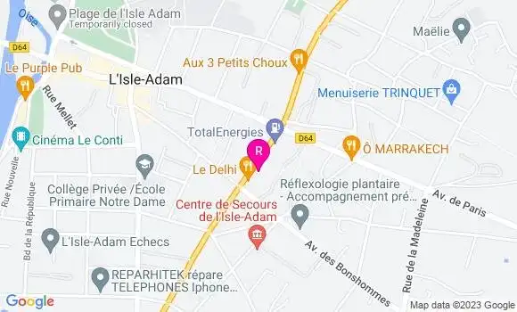 Localisation Restaurant  La Cambuse