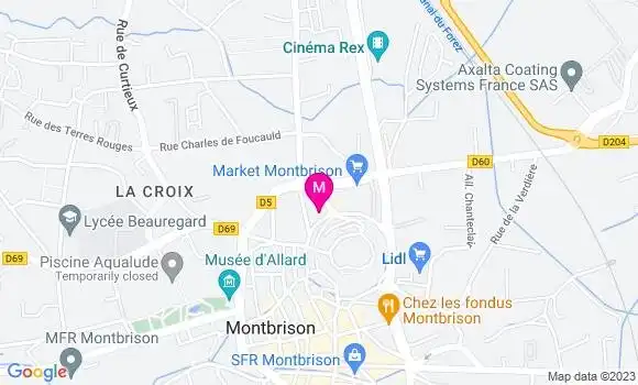 Localisation Restaurant  La Moule en Folie