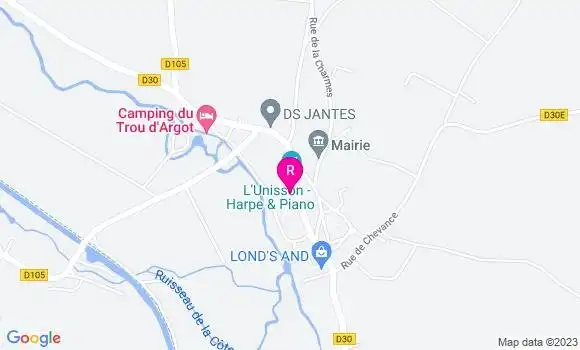 Localisation Restaurant  Le 23