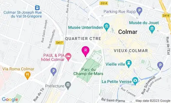 Localisation Restaurant  Le Treize