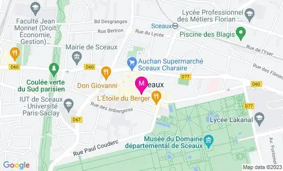 Localisation Restaurant Bar Le Saint Claude