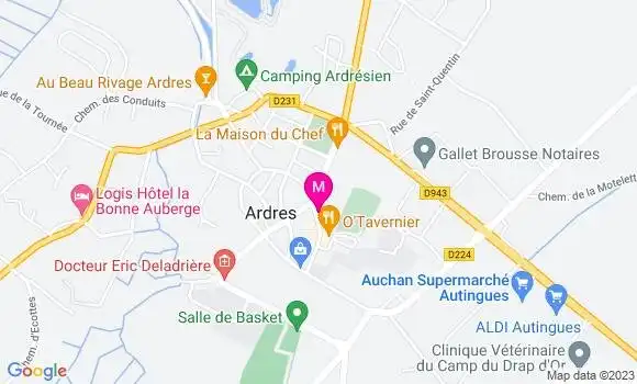 Localisation Restaurant  L