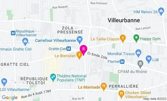 Localisation Restaurant  Eki