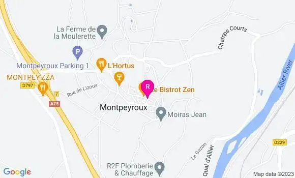 Localisation Le Bistrot Zen