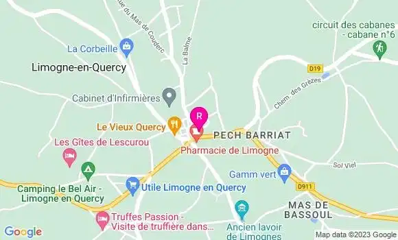 Localisation Restaurant le Jardin