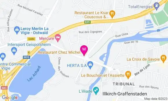 Localisation Restaurant Italien Chez Michel