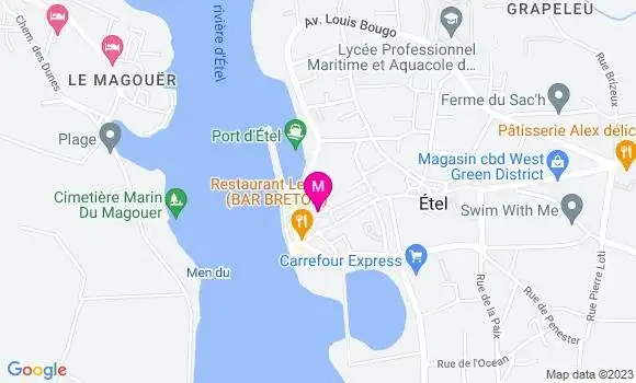 Localisation Bistrot à Thon