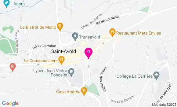 Localisation Restaurant  Le Quatre