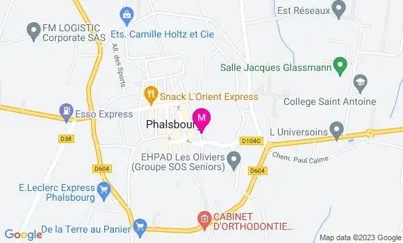 Localisation Restaurant  Les P