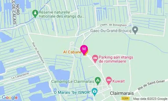 Localisation Restaurant Grill Al Cabane