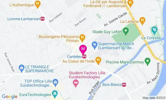 Localisation Restaurant  Hollyfood