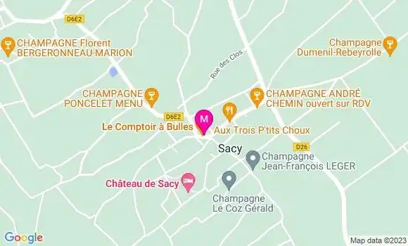 Localisation Restaurant  Le Comptoir à Bulles
