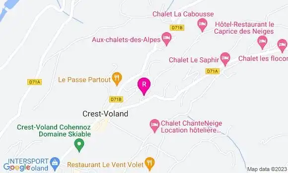 Localisation Restaurant  Le Refuge du Lachat
