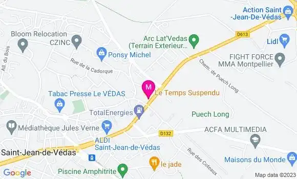 Localisation Restaurant  Le Temps Suspendu