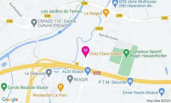 Localisation Restaurant  Chez Clara