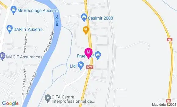 Localisation Restaurant  Le Millesime