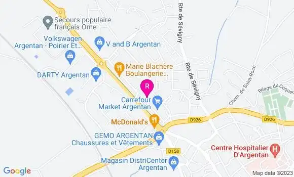 Localisation Restaurant  L