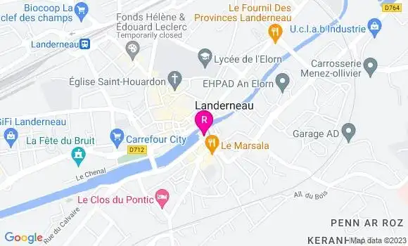 Localisation La Crêperie du Pont