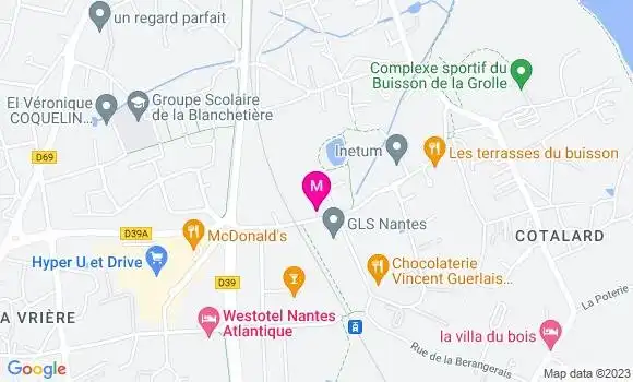Localisation Restaurant Grill Le Saintonge Grill
