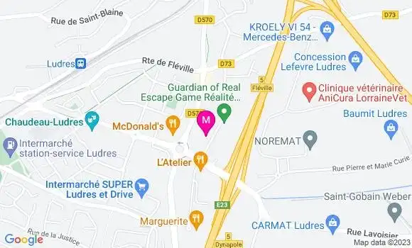 Localisation Pizzeria La Pizz
