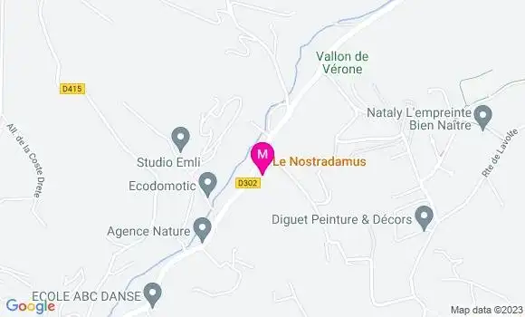 Localisation Restaurant  Le Nostradamus